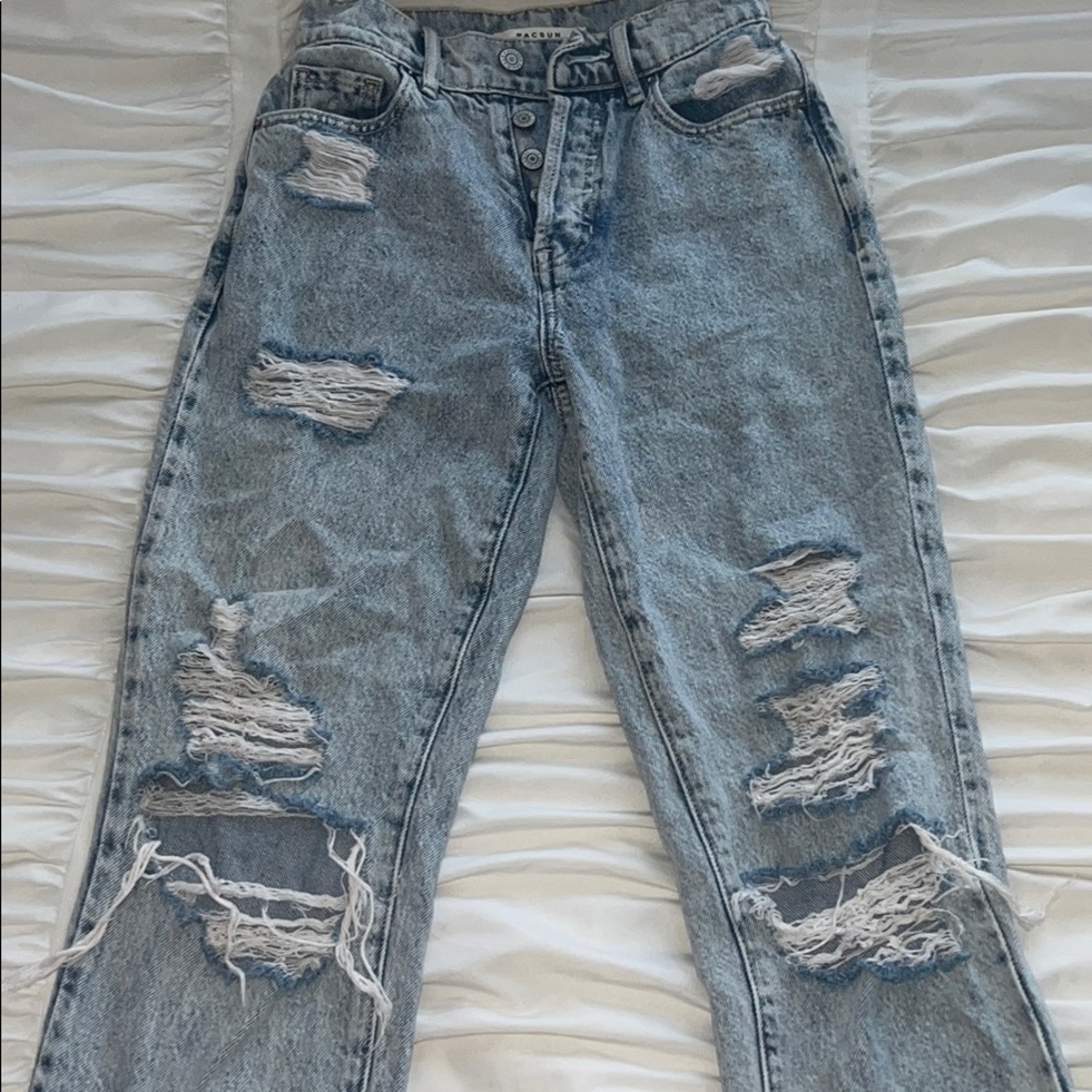 Pacsun High Rise Straight Jeans